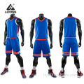 Goedkope kinderen basketbal uniform jeugdsport basketbal jersey